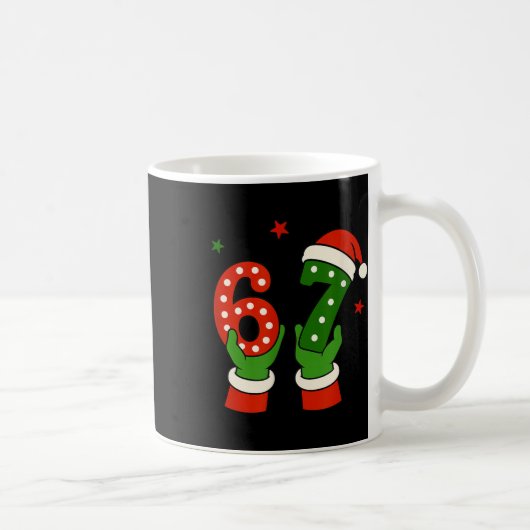 Mug Noël 67 Six Sept Drôle Gen Z Alpha Argot Mème (Droite)
