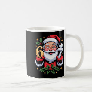 Mug Noël 67 Xmas drôle Six Sept Sweat-shirt laid 6-7