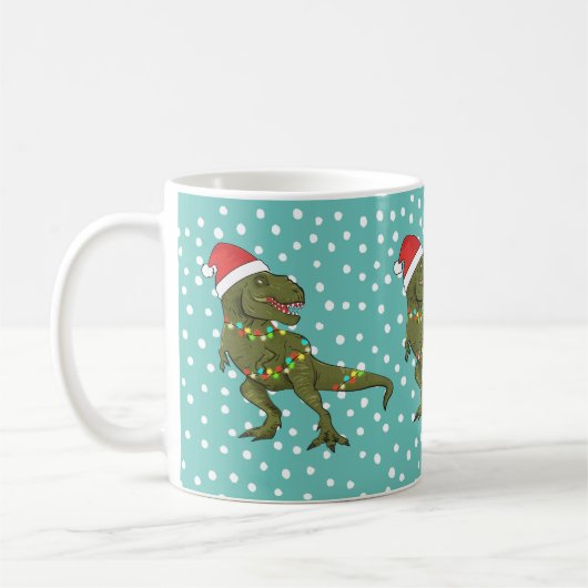 Mug Noël à Dinosaur Père Noël (Gauche)