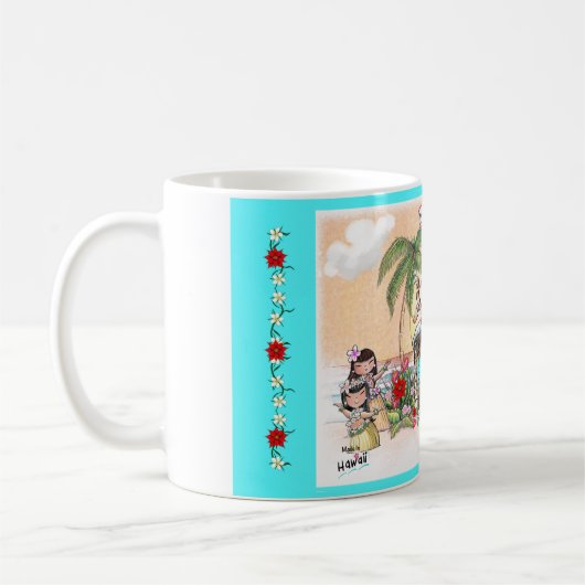 Mug Noël à Hawaii (Gauche)