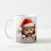 Mug Noël à Kitten 3D (Gauche)