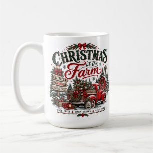 Mug Noël à la ferme Red Truck Cozy Christmas