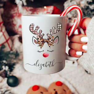 Mug Noël à la fille mignonne