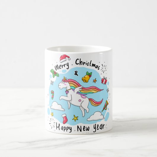 Mug Noël à la licorne (Centre)