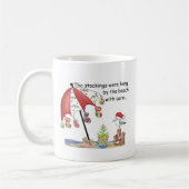 Mug Noël à la plage (Gauche)