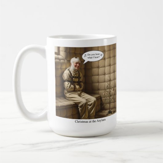Mug Noël à l'asile (Gauche)