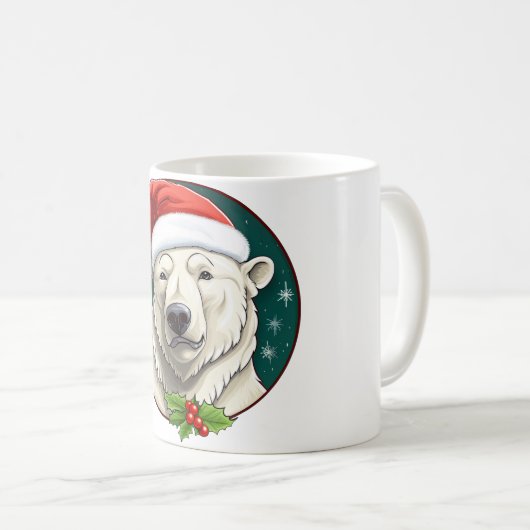 Mug Noël à l'ours polaire (Devant droit)