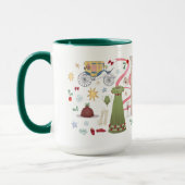 Mug Noël à Randalls (Hunter Green 15oz) (Gauche)