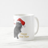 Mug Noël Affenpinscher (Devant droit)