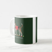 Mug Noël américain Foxhound (Devant gauche)