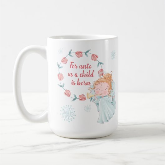 Mug Noël Angel Christian (Gauche)