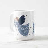 Mug Noël Angel Paix sur Terre Fête de Noël (Devant gauche)
