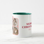 Mug Noël aquarelle moderne (Centre)