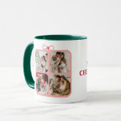 Mug Noël aquarelle moderne (Devant gauche)