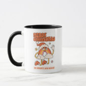 Mug Noël Arc-en-ciel super - Soyez lumineux et joyeux (Gauche)