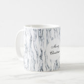Mug Noël argenté Chic Stripes (Devant gauche)