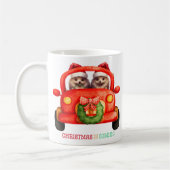 Mug Noël arrive - Hérisson - (Gauche)