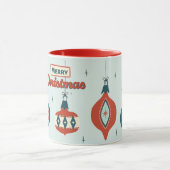 Mug Noël atomique du milieu du siècle (Centre)