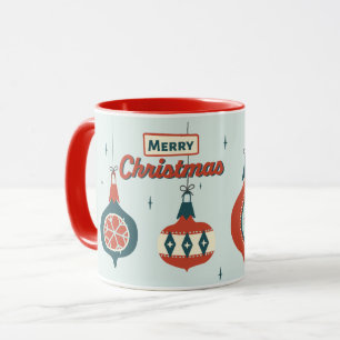 Mug Noël atomique du milieu du siècle