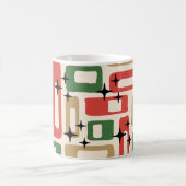 Mug Noël Atomique Moderne du Milieu du Siècle (Centre)