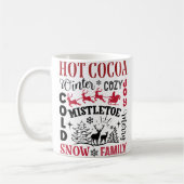 Mug Noël au cacao chaud (Gauche)