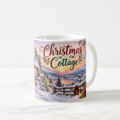 Mug Noël au chalet (Devant droit)
