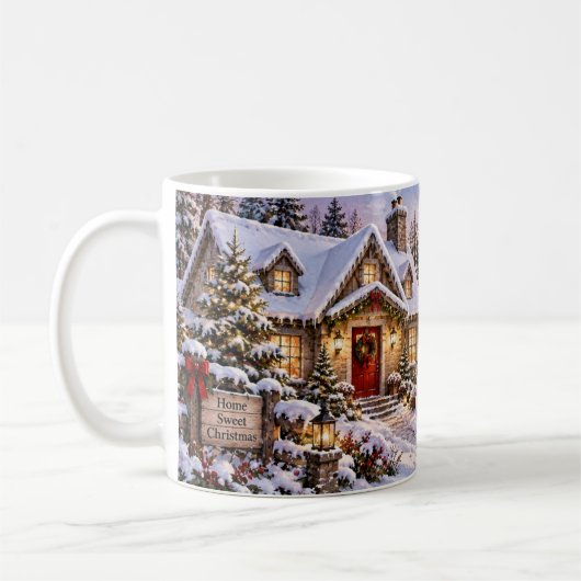 Mug Noël au chalet (Gauche)