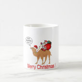 Mug Noël au chameau de la Journée avec Père Noël (Centre)