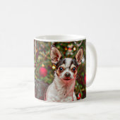 Mug Noël au Chihuahua (Devant droit)