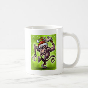 Mug Noël au chimpanzé