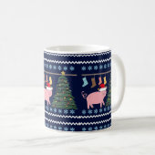 Mug Noël au cochon (Devant droit)