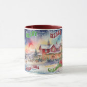 Mug Noël au pôle Nord Customisé (Centre)