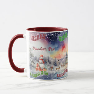 Mug Noël au pôle Nord Customisé