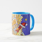 Mug Noël au poulet (Devant droit)