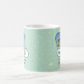 Mug Noël au renne d'exercice de course (Centre)