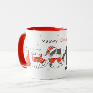 Mug Noël aux chats mignons