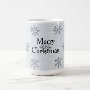 Mug Noël aux flocons d'argent