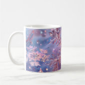Mug Noël aux flocons de neige de lavande (Gauche)