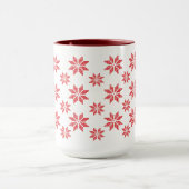 Mug Noël aux flocons rouges (Centre)