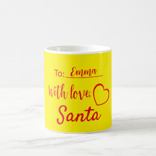 Mug Noël avec amour de Santa Simple