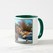 Mug "Noël avec les amis" (Devant droit)