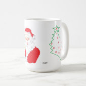 Mug : Noël avec Père Noël (Devant droit)