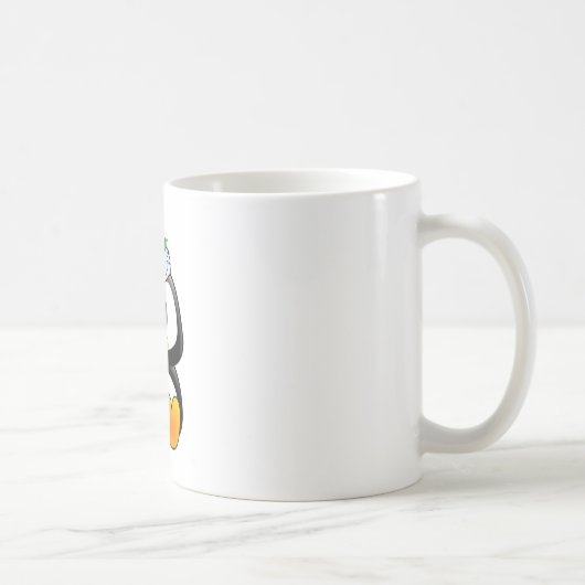 Mug Noël Baby Tux Santa Hat (Droite)