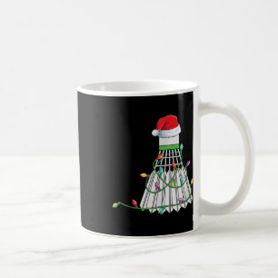 Mug Noël Badminton Cadeau Père Noël Enveloppé Dans Hol