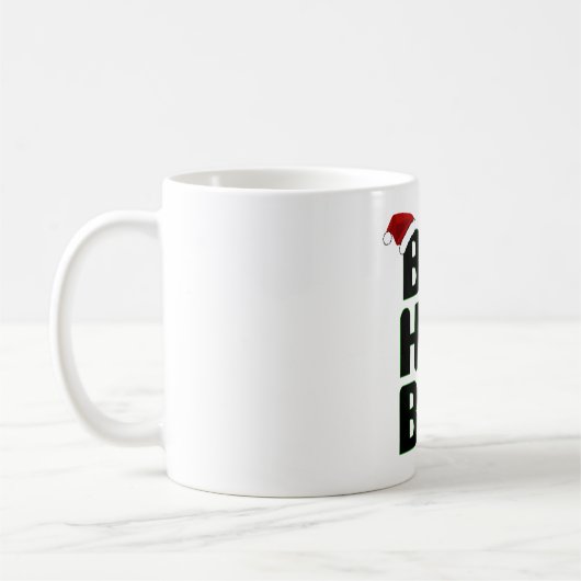 Mug Noël Bah Humbug Sweatshirt-Xmas Humbug Père Noël (Gauche)