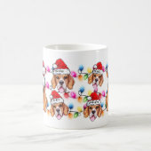 Mug Noël Beagle à thème Animaux de compagnie Amoureux  (Centre)