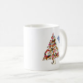 Mug Noël Beagle chiot sapin (Devant droit)