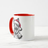 Mug Noël Berger Allemand – Chien de fête (Devant gauche)