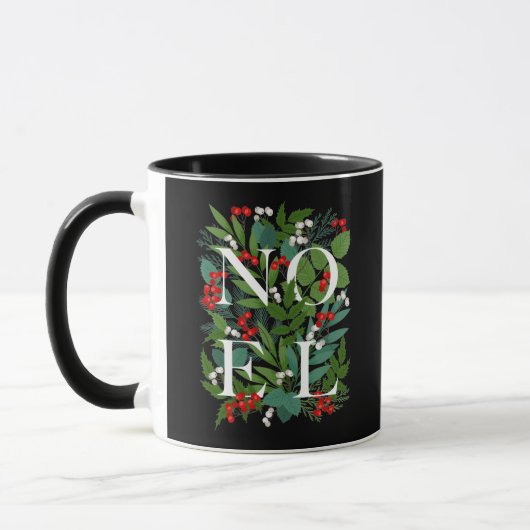 Mug NOEL Berries vertes Noël (Gauche)