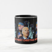 Mug Noël Biden Drôle Joe Biden Confus Noël (Centre)